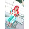 imageDisney The Little Mermaid Ariel Kids BathPoolBeach Hooded Poncho  Super Soft ampamp Absorbent Cotton Towel Measures 22 x 22 Inches Official Disney Product