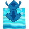 imageJay Franco CoComelon Melon BathPoolBeach Hooded Poncho  Super Soft ampamp Absorbent Cotton Towel Measures 28 x 28 Inches Official CoComelon ProductBlue  Stitch