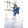 imageJay Franco CoComelon Melon BathPoolBeach Hooded Poncho  Super Soft ampamp Absorbent Cotton Towel Measures 28 x 28 Inches Official CoComelon ProductBlue  Cocomelon