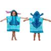 imageJay Franco CoComelon Melon BathPoolBeach Hooded Poncho  Super Soft ampamp Absorbent Cotton Towel Measures 28 x 28 Inches Official CoComelon ProductBlue  Stitch
