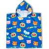 imageJay Franco CoComelon Melon BathPoolBeach Hooded Poncho  Super Soft ampamp Absorbent Cotton Towel Measures 28 x 28 Inches Official CoComelon ProductBlue  Cocomelon