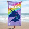 imageJay Franco Disney Lilo ampamp Stitch Kids Bath Pool Beach Towel  Super Soft ampamp Absorbent 100 Cotton Towel Measures 28 x 58Purple  Unicorn Academy