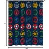 imageJay Franco Disney Mickey Mouse Hello There Shower Curtain ampamp Easy Care Fabric Kids Bath Curtain Official Disney ProductBlue  Avengers