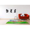 imageJay Franco Disney Mickey Mouse Strike Curve Goal Kids Room Rug  Large Area Rug Measures 4 x 5 Feet Offical Disney ProductMulti  Mickey Mouse