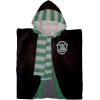 imageJay Franco Disney Minnie Mouse Kids BathPoolBeach Hooded Poncho  Super Soft ampamp Absorbent Cotton Towel Measures 28 x 28 Inches Official Disney ProductBlack  Slytherin