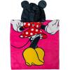 imageJay Franco Disney Minnie Mouse Kids BathPoolBeach Hooded Poncho  Super Soft ampamp Absorbent Cotton Towel Measures 28 x 28 Inches Official Disney ProductPink  Minnie Mouse
