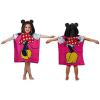 imageJay Franco Disney Minnie Mouse Kids BathPoolBeach Hooded Poncho  Super Soft ampamp Absorbent Cotton Towel Measures 28 x 28 Inches Official Disney ProductPink  Minnie Mouse