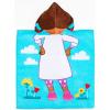 imageJay Franco Disney Minnie Mouse Kids BathPoolBeach Hooded Poncho  Super Soft ampamp Absorbent Cotton Towel Measures 28 x 28 Inches Official Disney ProductTeal  Doc Mcstuffins