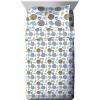 imageJay Franco Disney Pixar Cars Race Ready 7 Piece Full Bed Set  Includes Comforter ampamp Sheet Set  Bedding Features Lightning McQueen  Super Soft Fade Resistant MicrofiberBlue  Tmnt
