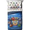 imageJay Franco Disney Wish Twin Comforter Set  5 Piece Bed Set Includes Sheet Set ampamp Pillow Covers  Super Soft Kids Bedding Features Asha Valentino ampamp StarBlue  Monster Jam