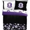 imageJay Franco Disney Wish Twin Comforter Set  5 Piece Bed Set Includes Sheet Set ampamp Pillow Covers  Super Soft Kids Bedding Features Asha Valentino ampamp StarBlack  Wenesday