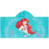 imageJay Franco Frozen 2 Mythical Wonderland Kids BathPoolBeach Hooded Towel CottonTeal  Little Mermaid