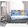imageJay Franco Game of Thrones Plush 46quot x 60quot Fleece Throw Blanket  Fade Resistant Cozy Map of Westeros BlackBlue  Bluey