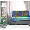 imageJay Franco Game of Thrones Plush 46quot x 60quot Fleece Throw Blanket  Fade Resistant Cozy Map of Westeros BlackBlue  Tmnt
