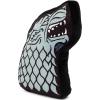 imageJay Franco Game of Thrones Stark Shaped Decorative Pillow  Super Soft Throw Plush Pillow  Measures 13 Inches Official Game of Thrones Product Gray  Game of Thrones