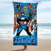 imageJay Franco Harry Potter Hogwarts Castle Kids Bath Pool Beach Towel  Super Soft ampamp Absorbent 100 Cotton Towel Measures 28 x 58Blue  Captain America