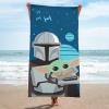 imageJay Franco Harry Potter Hogwarts Castle Kids Bath Pool Beach Towel  Super Soft ampamp Absorbent 100 Cotton Towel Measures 28 x 58Blue  Mandalorian