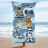 imageJay Franco Harry Potter Hogwarts Castle Kids Bath Pool Beach Towel  Super Soft ampamp Absorbent 100 Cotton Towel Measures 28 x 58Blue  Star Wars