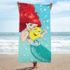 imageJay Franco Harry Potter Hogwarts Castle Kids Bath Pool Beach Towel  Super Soft ampamp Absorbent 100 Cotton Towel Measures 28 x 58Teal  Little Mermaid