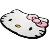 imageJay Franco Hello Kitty Plush White Fluffy Accent Rug  4 x 3 ft Area Rug for Bedroom or Living Room Decor