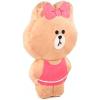 imageJay Franco Line Friends Brown ampamp Friends Choco Shaped Decorative Pillow  Super Soft Throw Plush Pillow  Measures 14 Inches Official Line Friends ProductBrown  Choco