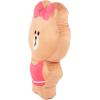 imageJay Franco Line Friends Brown ampamp Friends Choco Shaped Decorative Pillow  Super Soft Throw Plush Pillow  Measures 14 Inches Official Line Friends ProductBrown  Choco