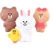 imageJay Franco Line Friends Brown ampamp Friends Choco Shaped Decorative Pillow  Super Soft Throw Plush Pillow  Measures 14 Inches Official Line Friends ProductBrown  Choco