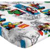 imageJay Franco Marvel Avengers Comics Good Guys 3 Piece Twin Sheet Set  Features Captain America Hulk Iron Man Spiderman and Thor  Fade Resistant Polyester Microfiber Fill Official Marvel ProductGood Guys Blue