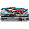 imageJay Franco Marvel Avengers Comics Good Guys 3 Piece Twin Sheet Set  Features Captain America Hulk Iron Man Spiderman and Thor  Fade Resistant Polyester Microfiber Fill Official Marvel ProductGood Guys Blue