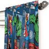 imageJay Franco Marvel Avengers Fighting Team 84quot Inch Drapes  Beautiful Room Dcor ampamp Easy Set Up Bedding  Curtains Include 2 Tiebacks 4 Piece Set Official Marvel ProductBlue  Avengers