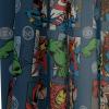 imageJay Franco Marvel Avengers Fighting Team 84quot Inch Drapes  Beautiful Room Dcor ampamp Easy Set Up Bedding  Curtains Include 2 Tiebacks 4 Piece Set Official Marvel ProductBlue  Avengers