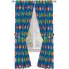 imageJay Franco Marvel Avengers Fighting Team 84quot Inch Drapes  Beautiful Room Dcor ampamp Easy Set Up Bedding  Curtains Include 2 Tiebacks 4 Piece Set Official Marvel ProductBlue  Super Hero Adventures