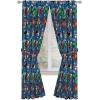 imageJay Franco Marvel Avengers Fighting Team 84quot Inch Drapes  Beautiful Room Dcor ampamp Easy Set Up Bedding  Curtains Include 2 Tiebacks 4 Piece Set Official Marvel ProductBlue  Avengers