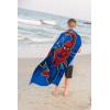 imageJay Franco Marvel Avengers Kids Bath Pool Beach Towel  Super Soft ampamp Absorbent 100 Cotton Towel Measures 28 x 58 Features Hulk Thor ampamp Iron ManBlue  Spiderman