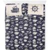 imageJay Franco Marvel Deadpool Comic Sketch Queen Size Sheet Set  Super Soft 4 Piece Bedding Set  Microfiber Sheets Includes Reversible Pillow CoversBlue  One Piece
