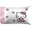 imageJay Franco Marvel Deadpool Comic Sketch Queen Size Sheet Set  Super Soft 4 Piece Bedding Set  Microfiber Sheets Includes Reversible Pillow CoversMulti  Hello Kitty