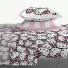 imageJay Franco Marvel Deadpool Comic Sketch Queen Size Sheet Set  Super Soft 4 Piece Bedding Set  Microfiber Sheets Includes Reversible Pillow CoversMulti  Hello Kitty