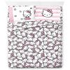 imageJay Franco Marvel Deadpool Comic Sketch Queen Size Sheet Set  Super Soft 4 Piece Bedding Set  Microfiber Sheets Includes Reversible Pillow CoversMulti  Hello Kitty