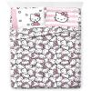 imageJay Franco Marvel Deadpool Comic Sketch Queen Size Sheet Set  Super Soft 4 Piece Bedding Set  Microfiber Sheets Includes Reversible Pillow CoversMulti  Hello Kitty