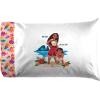 imageJay Franco Marvel Deadpool Comic Sketch Queen Size Sheet Set  Super Soft 4 Piece Bedding Set  Microfiber Sheets Includes Reversible Pillow CoversPink  Moana