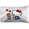 imageJay Franco Marvel Deadpool Comic Sketch Queen Size Sheet Set  Super Soft 4 Piece Bedding Set  Microfiber Sheets Includes Reversible Pillow CoversRed  Hello Kitty