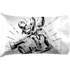 imageJay Franco Marvel Deadpool Comic Sketch Queen Size Sheet Set  Super Soft 4 Piece Bedding Set  Microfiber Sheets Includes Reversible Pillow CoversWhite  Star Wars 01