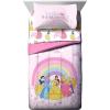 imageJay Franco Marvel Miles Morales New Kid 7 Piece Queen Bed Set  Includes Comforter ampamp Sheet Set Bedding  Super Soft Fade Resistant Microfiber Official Marvel ProductPink  Princess