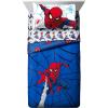 imageJay Franco Marvel Miles Morales New Kid 7 Piece Queen Bed Set  Includes Comforter ampamp Sheet Set Bedding  Super Soft Fade Resistant Microfiber Official Marvel ProductMulti  Spiderman