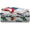 imageJay Franco Marvel Miles Morales New Kid 7 Piece Queen Bed Set  Includes Comforter ampamp Sheet Set Bedding  Super Soft Fade Resistant Microfiber Official Marvel ProductMulti  Avengers