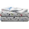 imageJay Franco Marvel Miles Morales New Kid 7 Piece Queen Bed Set  Includes Comforter ampamp Sheet Set Bedding  Super Soft Fade Resistant Microfiber Official Marvel ProductGray  Dinosaur