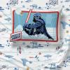 imageJay Franco Marvel Miles Morales New Kid 7 Piece Queen Bed Set  Includes Comforter ampamp Sheet Set Bedding  Super Soft Fade Resistant Microfiber Official Marvel ProductBlue  Star Wars