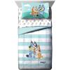 imageJay Franco Marvel Miles Morales New Kid 7 Piece Queen Bed Set  Includes Comforter ampamp Sheet Set Bedding  Super Soft Fade Resistant Microfiber Official Marvel ProductMulti  Bluey