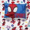 imageJay Franco Marvel Miles Morales New Kid 7 Piece Queen Bed Set  Includes Comforter ampamp Sheet Set Bedding  Super Soft Fade Resistant Microfiber Official Marvel ProductBlue  Spidey  Friends