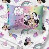 imageJay Franco Marvel Miles Morales New Kid 7 Piece Queen Bed Set  Includes Comforter ampamp Sheet Set Bedding  Super Soft Fade Resistant Microfiber Official Marvel ProductPink  Minnie Mouse